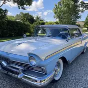 1957 Ford Sunliner Convertible - Beauty in Colonial White over Starmist Blue!