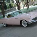1957 Ford Thunderbird  0 Pink  V8 312 Ford Y Block Automatic