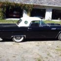 1957 Ford thunderbird, 3 speed overdrive, both tops restored in 1995 excellent