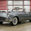 1957 Ford Thunderbird  66875 Miles Gun Metal Gray Metallic Convertible 292ci V8