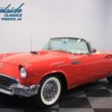1957 Ford Thunderbird Convertible 8174 Miles Flame Red Convertible 312 V8 3 Spee