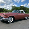 1957 Ford Thunderbird Convertible  A/C frame off restored Window sticker