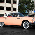 1957 Ford Thunderbird Dusk Rose 312 Port Hole Top Manual Convertible