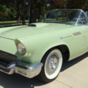 1957 Ford Thunderbird Hardtop Convertible 312 Willow Green & Colonial White HT