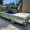 1957 Ford Thunderbird,  Pearl White T-Bird. Awesome 2-tone blue interior