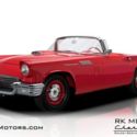 1957 Ford Thunderbird Phase I D/F Flame Red Convertible Supercharged 312 V8 3 Sp