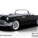 1957 Ford Thunderbird  Raven Black Convertible 312 V8 3 Speed Automatic