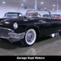 1957 Ford Thunderbird  Raven Black Convertible 312ci/245hp 4bbl V8 64512 Miles