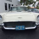 1957 Ford Thunderbird Roadster,White with Red, 3 speed Hibernia Auto Restoration