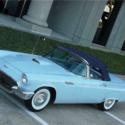 1957 Ford Thunderbird  Starmist Blue  V8 312 Ford Y Block 2x4 BBL.