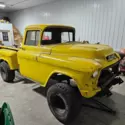 1957 GMC 100 Pickup Yellow 4WD Automatic