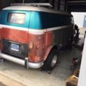 1957 Hippie VW Panel Bus Time Capsule w Vintage Stickers and Concert Art