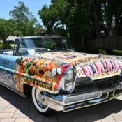 1957 Lincoln Premiere Convertible boca Car Ready for use Laurence Gartel Wrapped