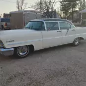 1957 Lincoln Premiere Sedan White