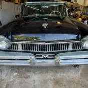 1957 Mercury Montclair Coupe Black red,black,white
