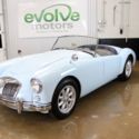 1957 MG A Roadster Iris Blue, 1800cc
