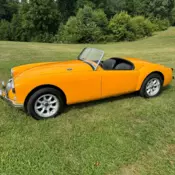 1957 MG MGA Convertible Yellow