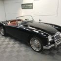 1957 MGA 1500 ROADSTER. BLACK WITH RED TRIM. EXCELLENT, UNRESTORED ORIGINAL.