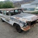 1957 PLYMOUTH SPORT SUBURBAN 6 PASSENGER STATION WAGON PROJECT PARTS CAR MOPAR