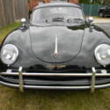 1957 PORSCHE 356 &#034;A&#034; COUPE ,  BLACK ON BLACK BEAUTY