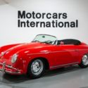 1957 Porsche 356 Speedster 65000 Miles Ruby Red  60 hp, 1,600 cc, OHV air-cooled