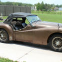 1957 Small-Mouth Triumph TR-3 with Rare Rear Jump Seats, Barn Find