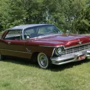 1957 Southhampton two door hard top, metallic red.