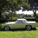 1957 Thunderbird in Buttercup Yellow and Colonial White