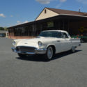 1957 thunderbird, now white with black interior, 312, 4 bb, automatic