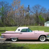 1957 THUNDERBIRD*FULL POWER* DUSK ROSE*RUST-FREE CA. CAR*