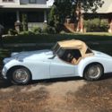 1957 Triumph TR3 Blue RWD Manual roadster