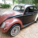 1957 Volkswagen Beetle Oval VW Bug Kafer not Split Garage Barn Find NO RESERVE