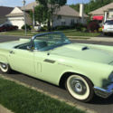 1957 Willow Green Ford Thunderbird Convertible