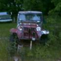 1957 Willys Jeep With Plow Part Or Repair Salvage