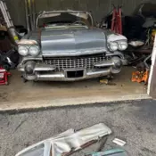 1958 Cadillac Biarritz White two door