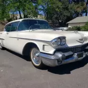 1958 Cadillac deville, White with 100,000 Miles available now!