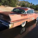 1958 Cadillac Sedan de Ville. Runs, rare color. Old California car. Sitting yrs