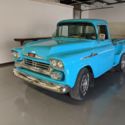1958 Chevrolet 3100 Pickup Blue RWD Automatic Apache
