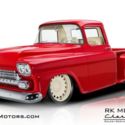 1958 Chevrolet 3100 Pickup Truck Red Pickup Truck LS3 V8 4 Speed Automatic