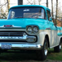 1958 Chevrolet Apache 3100 1/2 ton Fleetside pickup truck V8 283 engine AC VIDEO