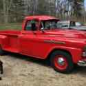 1958 Chevrolet apache 3800  Pickup Red RWD Manual