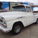 1958 Chevrolet Apache Big Window Shortbed Stepside V8 Pickup Truck