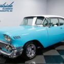 1958 Chevrolet Bel Air  0 Turquoise/White Coupe 350 V8 3 Speed Automatic