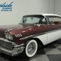 1958 Chevrolet Bel Air  45257 Miles Burgundy Hardtop 348 V8 4 Speed Manual
