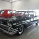 1958 CHEVROLET BELAIR 2D 96066 Miles Black  348 tri power Manual