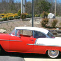 1958 Chevrolet BelAir with Continental Kit, Gypsy Red / Shoreline Beige / Ivory