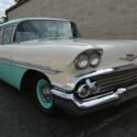 1958 Chevrolet Biscayne Deluxe 99,201 Miles Green 4 Door Sedan 283 CID V8 Automa