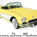 1958 Chevrolet Corvette Convertible, Yellow/Black, 283, Automatic Automatic