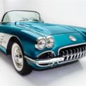 1958 Chevrolet Corvette Rare Regal Turquoise Manual Convertible