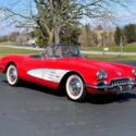 1958 Chevrolet Corvette RAREOrig#MatchDualQuad245hp*Auto*SignetRed/Charocal*